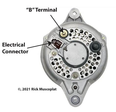 527 Posts. . What are the three terminals on an alternator
